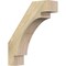 Ekena Millwork 6"W x 22"D x 26"H Merced Rough Sawn Knee Brace, Douglas Fir BRC06X22X26MRC00RDF - alternate 1